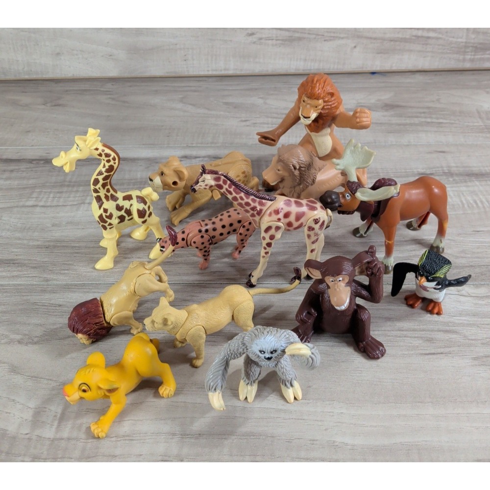 MCDONALD'S HAPPY MEAL TOY FIGURES Animal LOT 13 Figures
